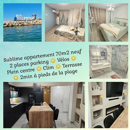 L'eden Sublime T3 De 70m 2 -terrasse Parking - 2 Pas De La