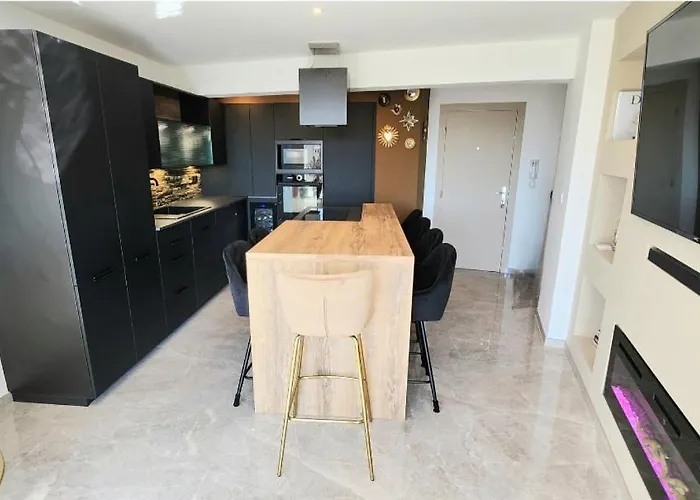 아파트 L'eden Sublime T3 De 70m 2 -terrasse Parking - 2 Pas De La 팔라바 레 플로